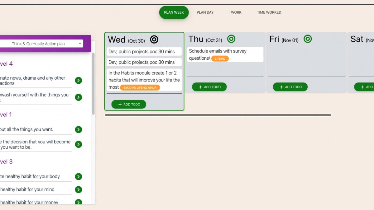 Roadmap Update #8: Scheduling tasks and weekly planner update